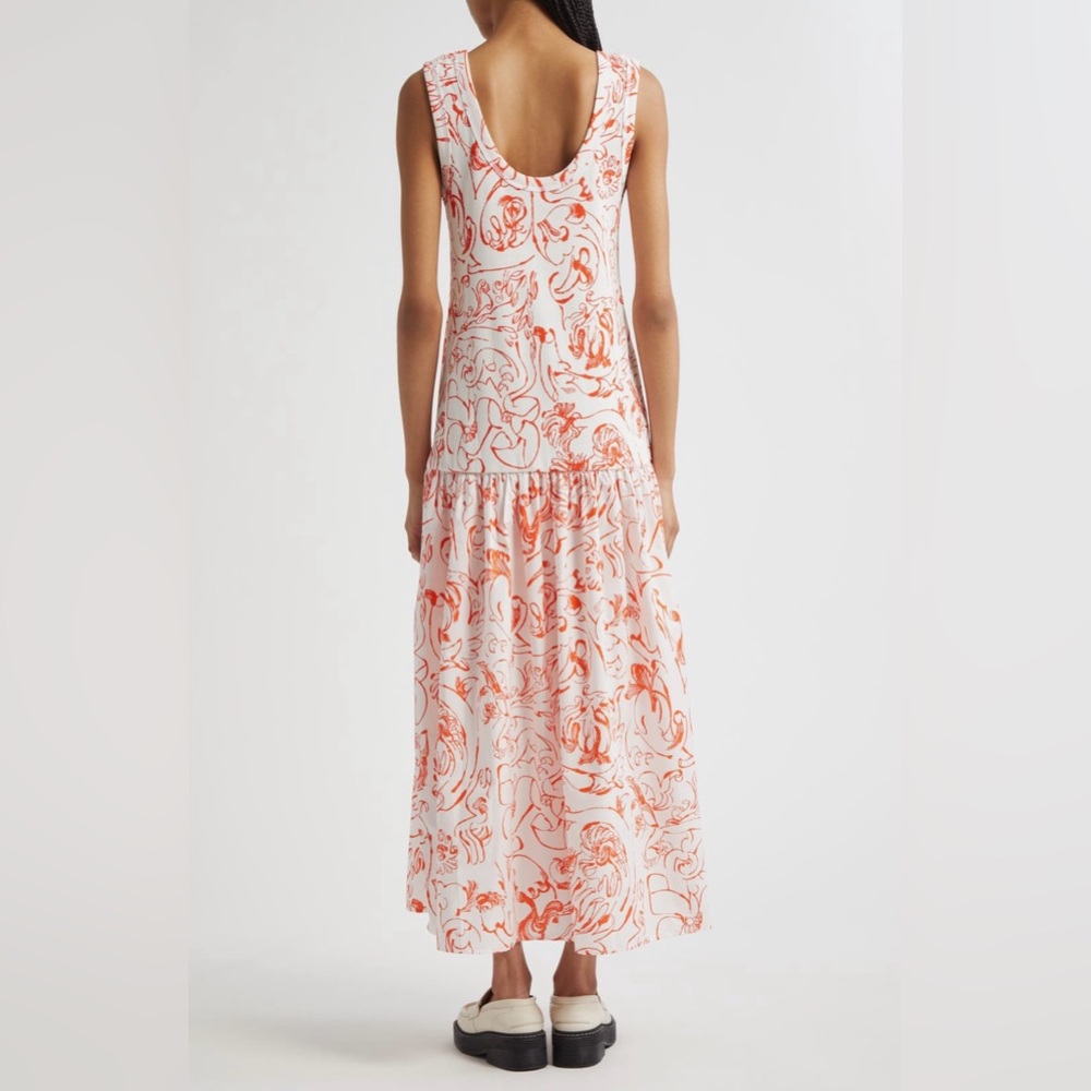 Marimekko Taide Cactis Drop Waist Dress, Size M - Picture 2 of 6